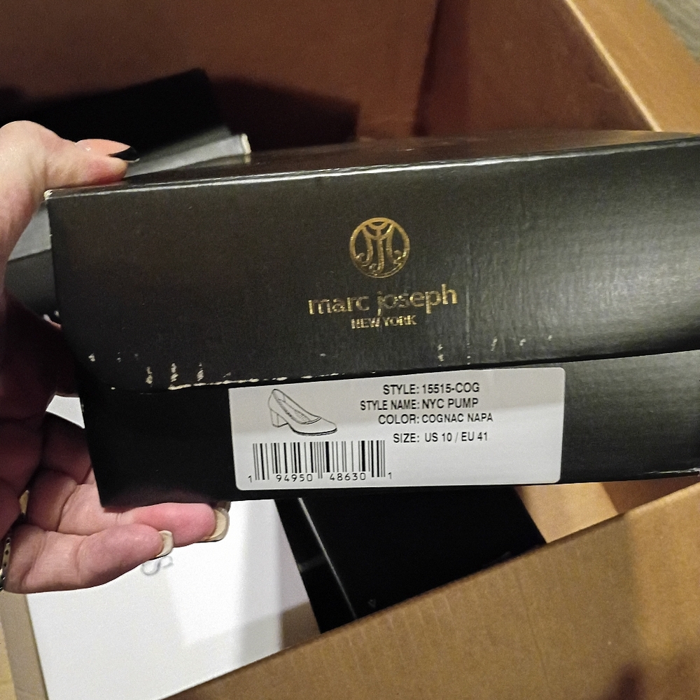Marc Joseph NYC Pump/Cognac Napa/NIB Size 10 - Picture 6 of 9